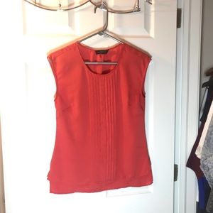 Dark orange blouse by The Limited